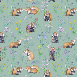 Bio Jersey Lillestoff - Feldhamsterfete